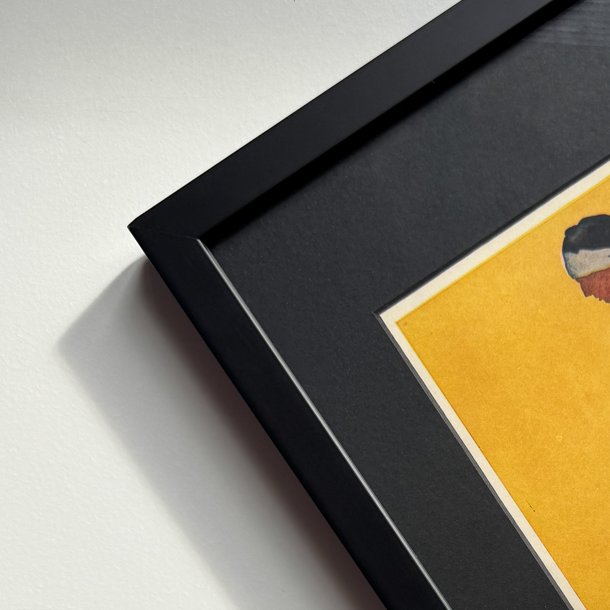 Sort træramme - Smal (15 mm) - Specialmål