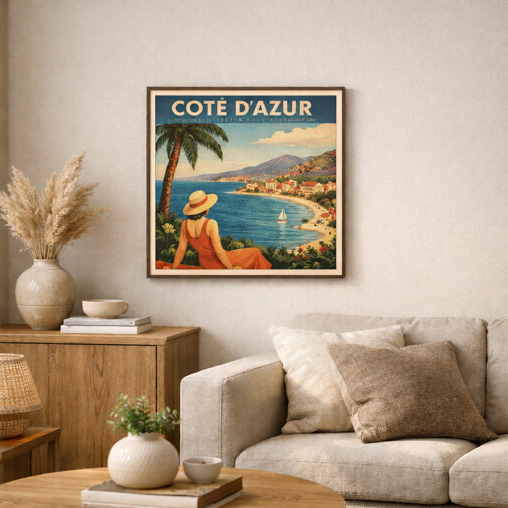 Mørk træramme – Smal (10 mm) – Specialmål