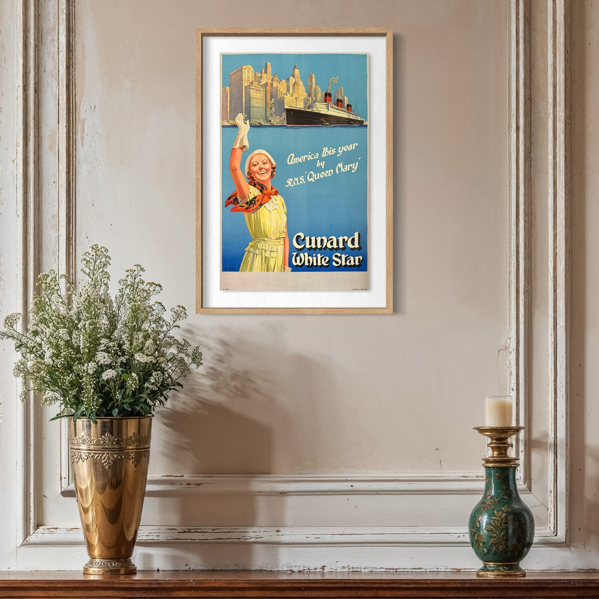 America this year by RMS Queen Mary