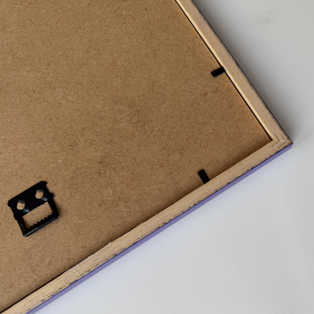 Lilla blank træramme - Smal (13 mm) - 18x24 cm