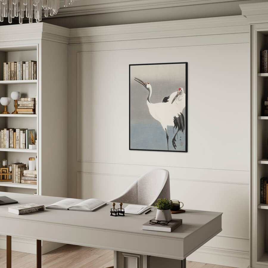 Sort premium aluramme - Smal (6 mm) - Specialmål