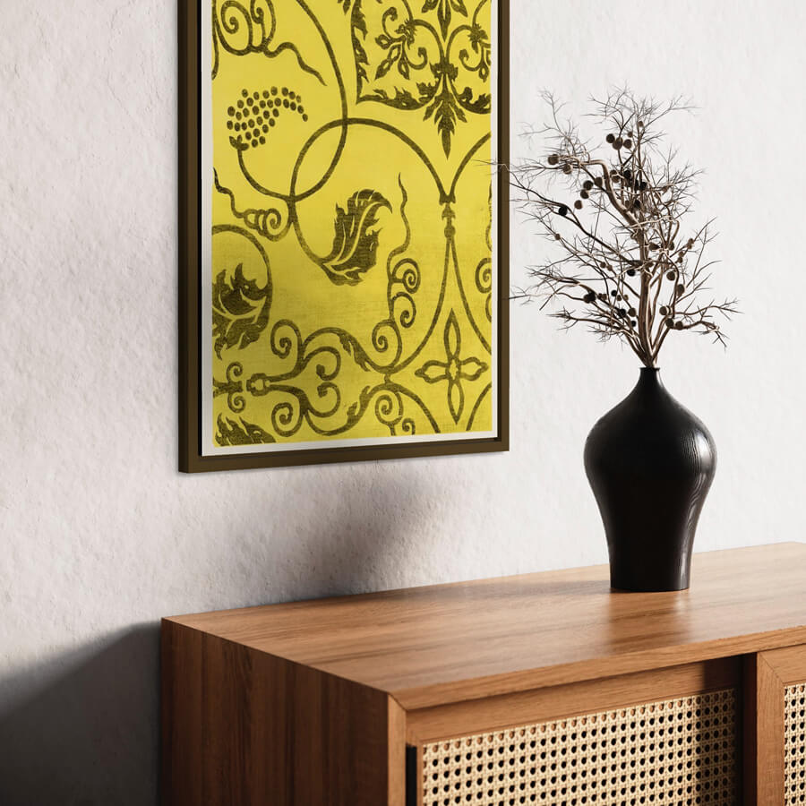 Brun mat træramme – Smal (15 mm) – 40x50 cm