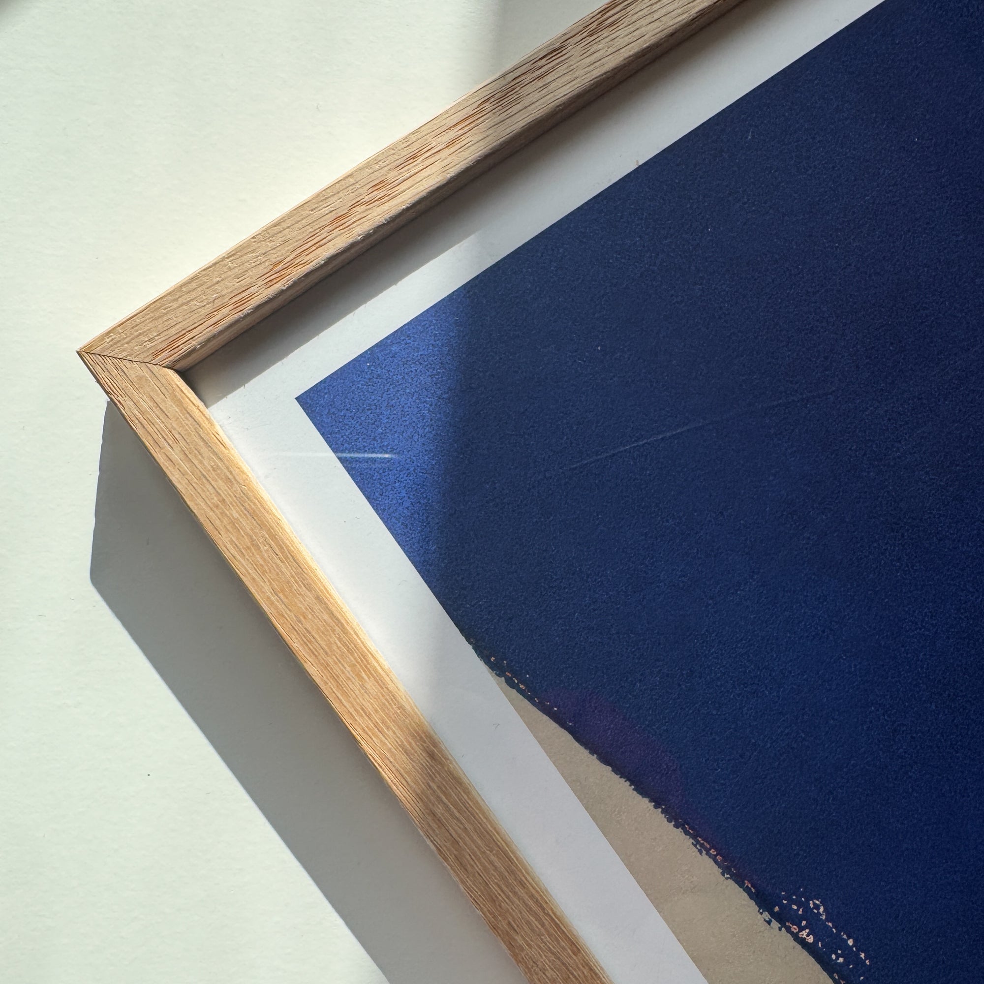 Massiv egetræsramme - Smal (12 mm)