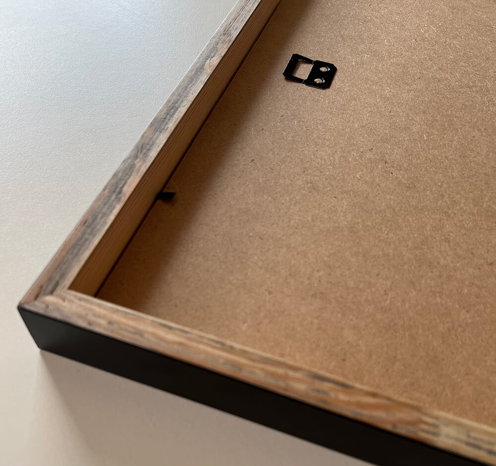 Sort træramme – Bred (20 mm) – 60x80 cm