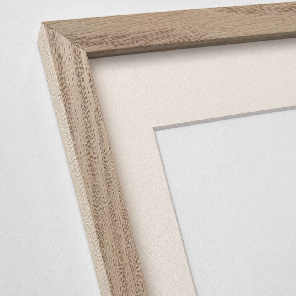 Massiv egetræsramme - Bred (20 mm) - 60x80 cm-PlakatKunst