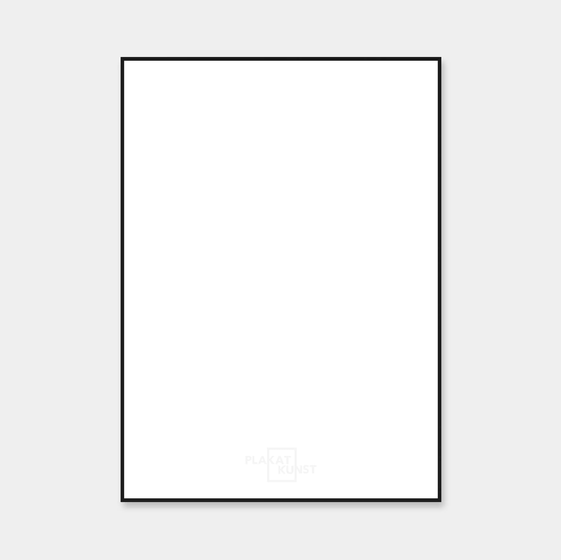 Sort premium aluramme - Smal (6 mm) - Specialmål