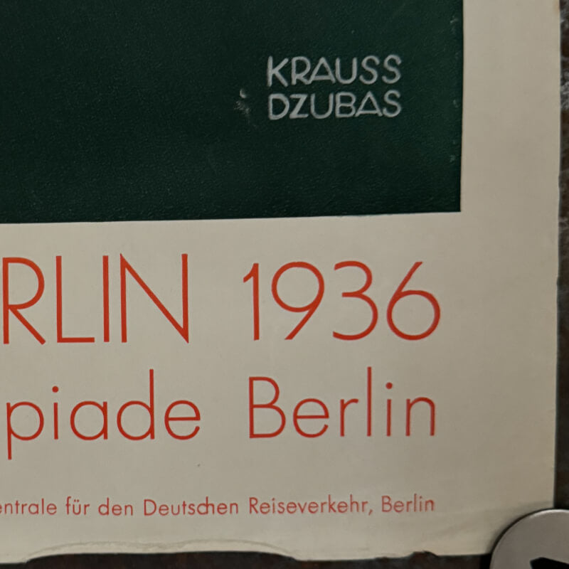 XI Olympiade Berlin 1936