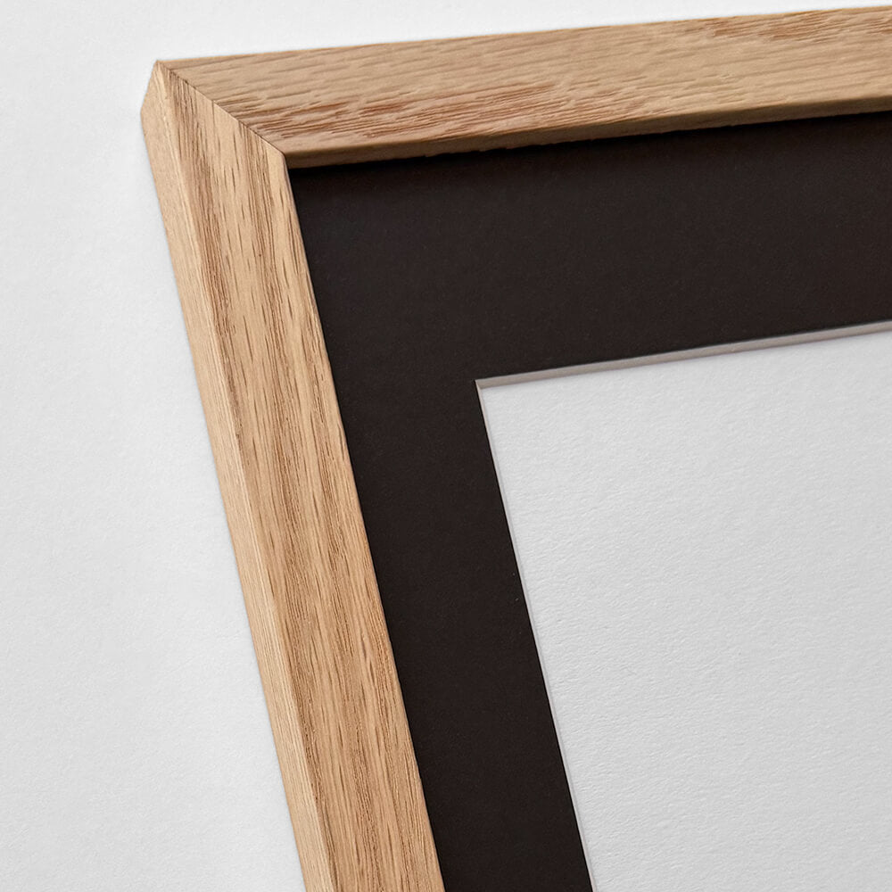 Massiv egetræsramme – Bred (20 mm) – 50x60 cm