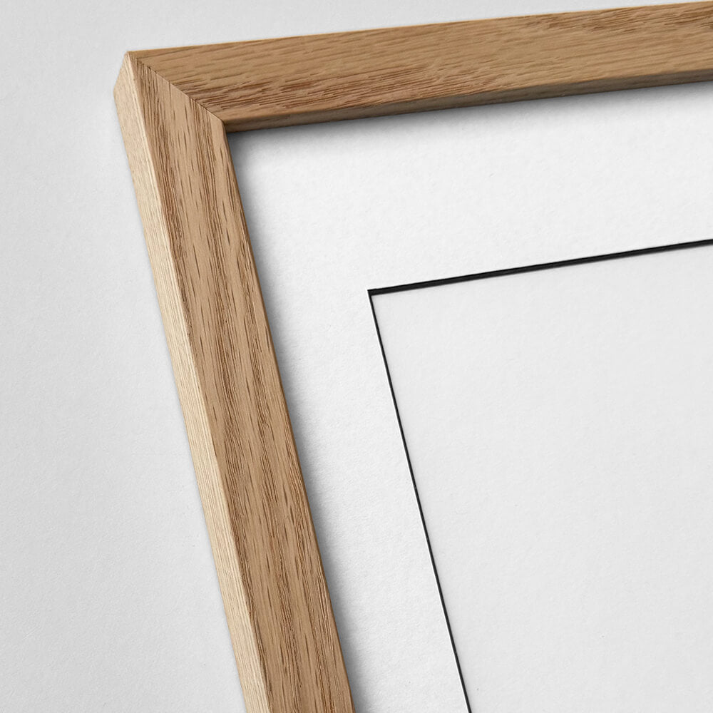Massiv egetræsramme – Bred (20 mm) – 50x60 cm