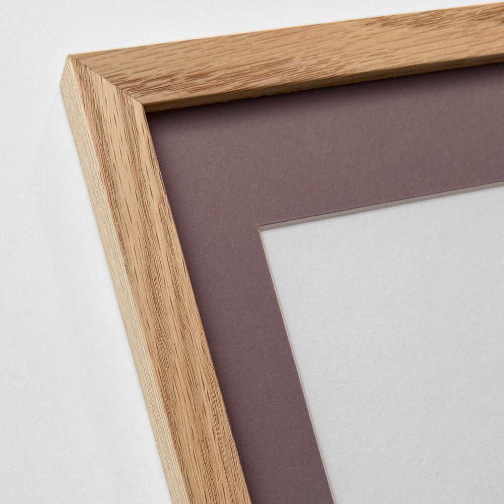 Massiv egetræsramme – Bred (20 mm) – 40x50 cm