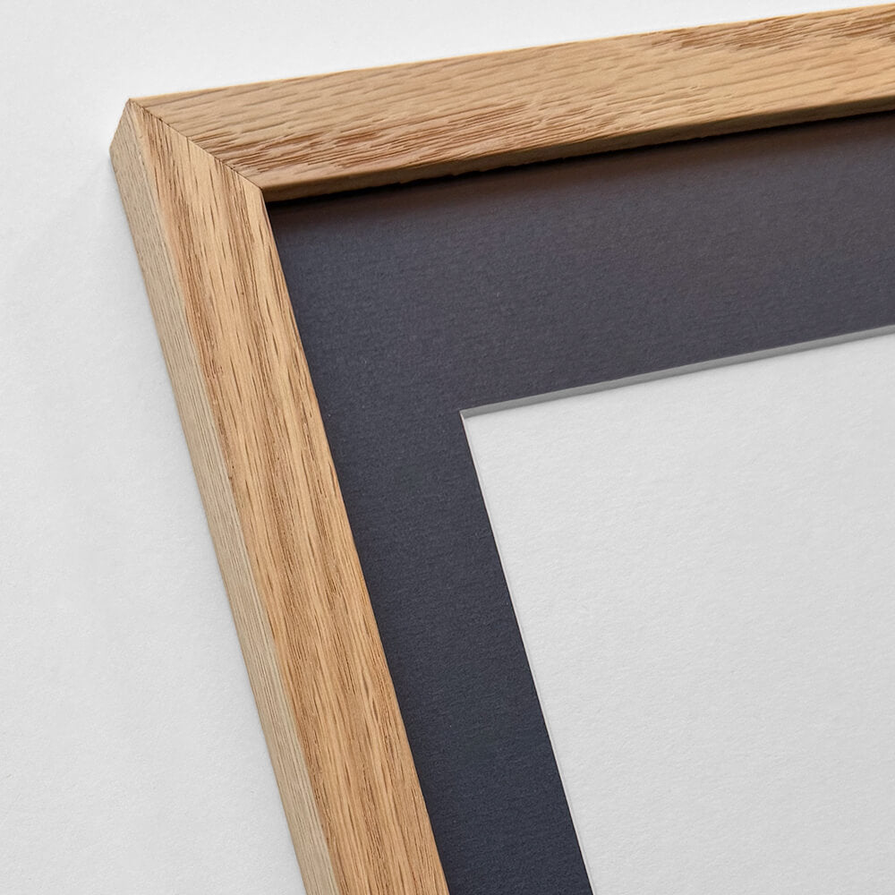 Massiv egetræsramme – Bred (20 mm) – 50x60 cm