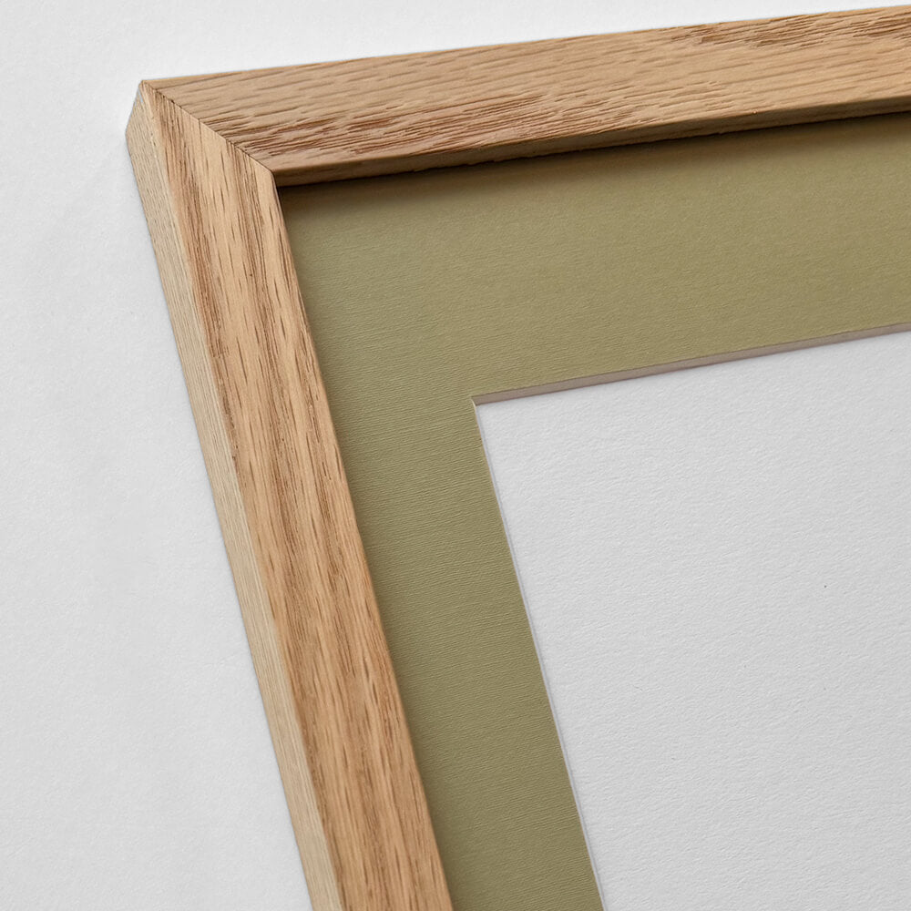 Massiv egetræsramme – Bred (20 mm) – 60x80 cm