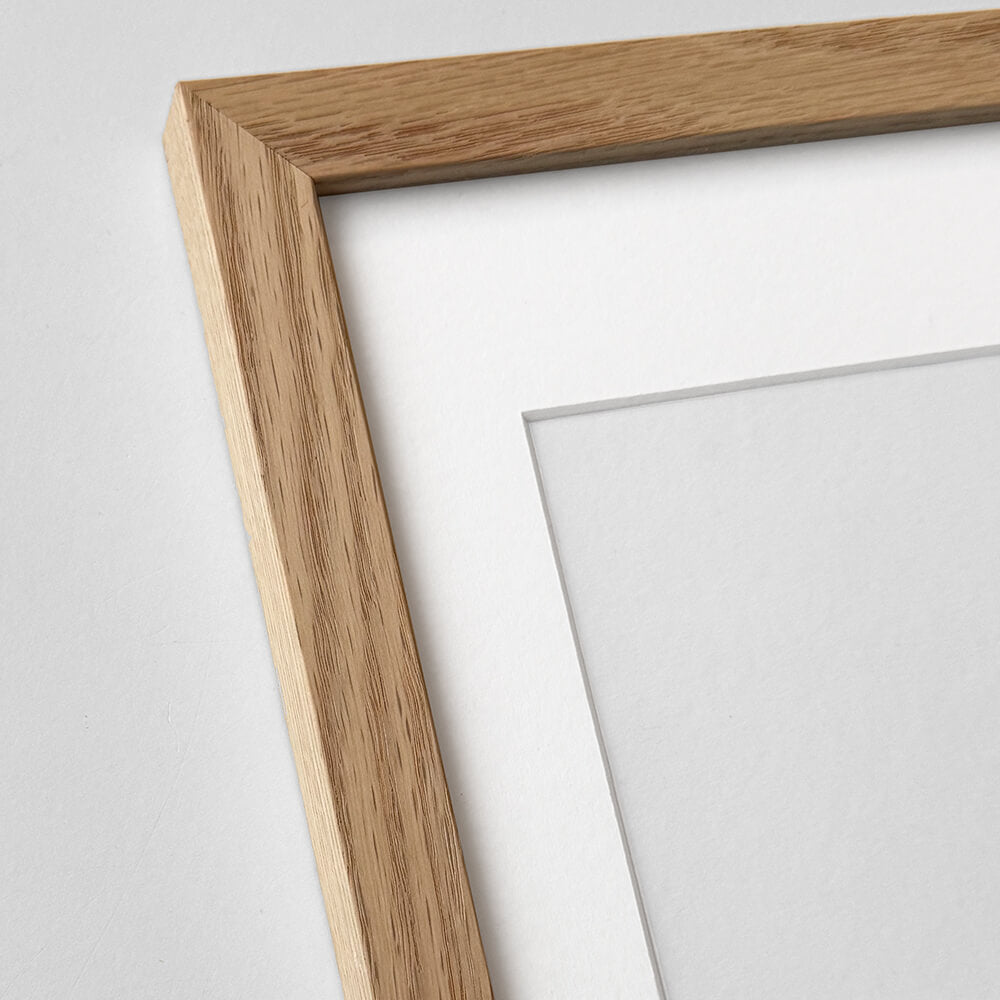 Massiv egetræsramme – Bred (20 mm) – 50x60 cm