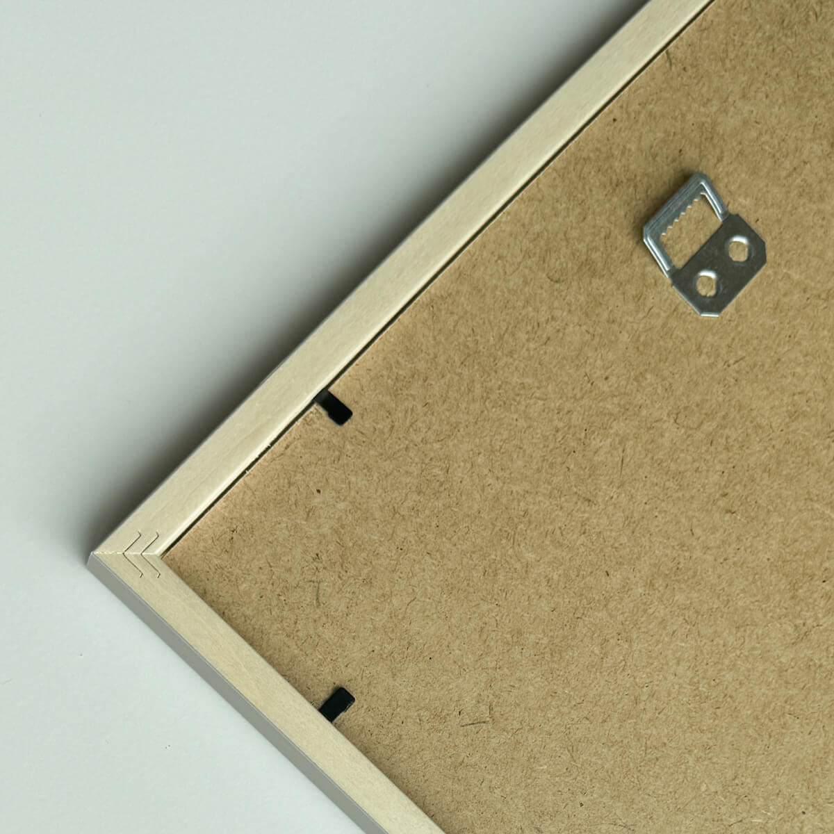 Grå mat træramme - Smal (15 mm) - Specialmål