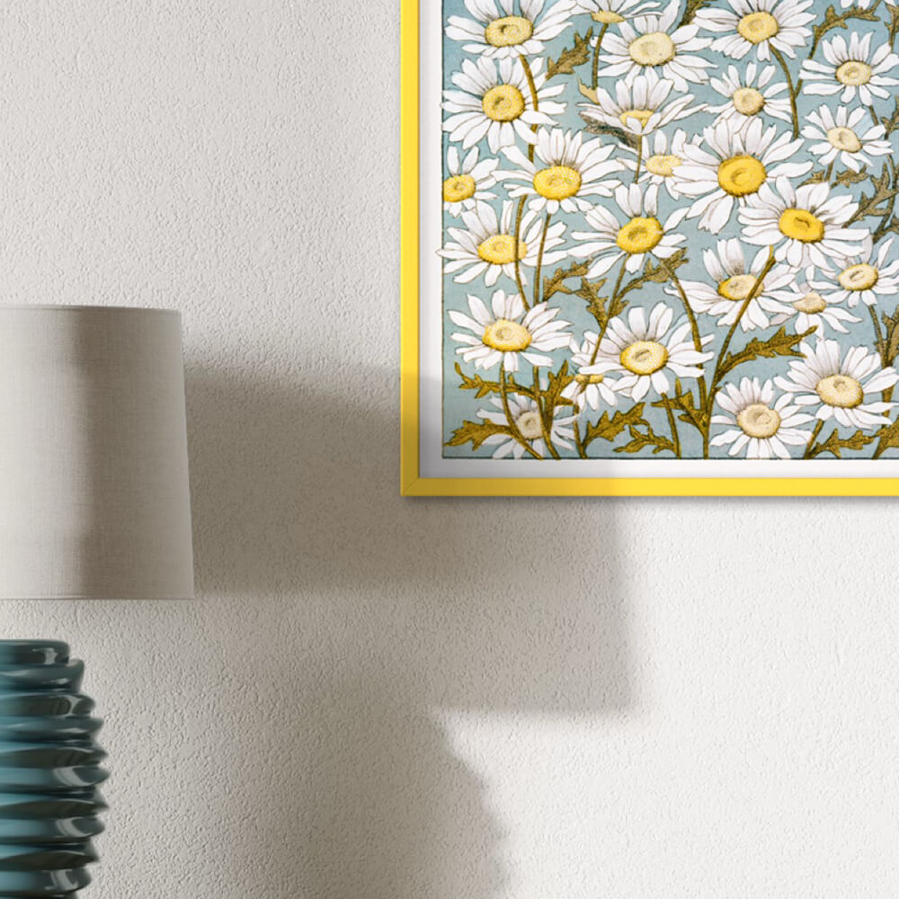 Gul mat træramme – Smal (15 mm) – 18x24 cm