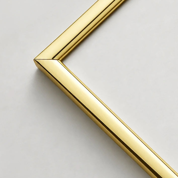 Guld premium aluramme - Smal (6 mm) - Specialmål