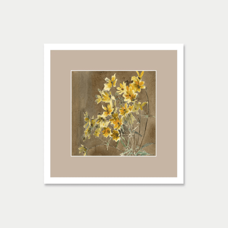 Gul blomst