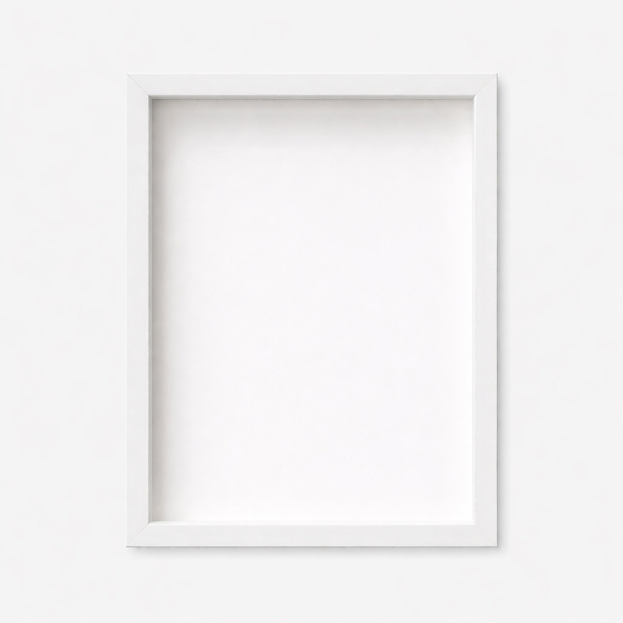 Hvid boxramme - Bred (20 mm)