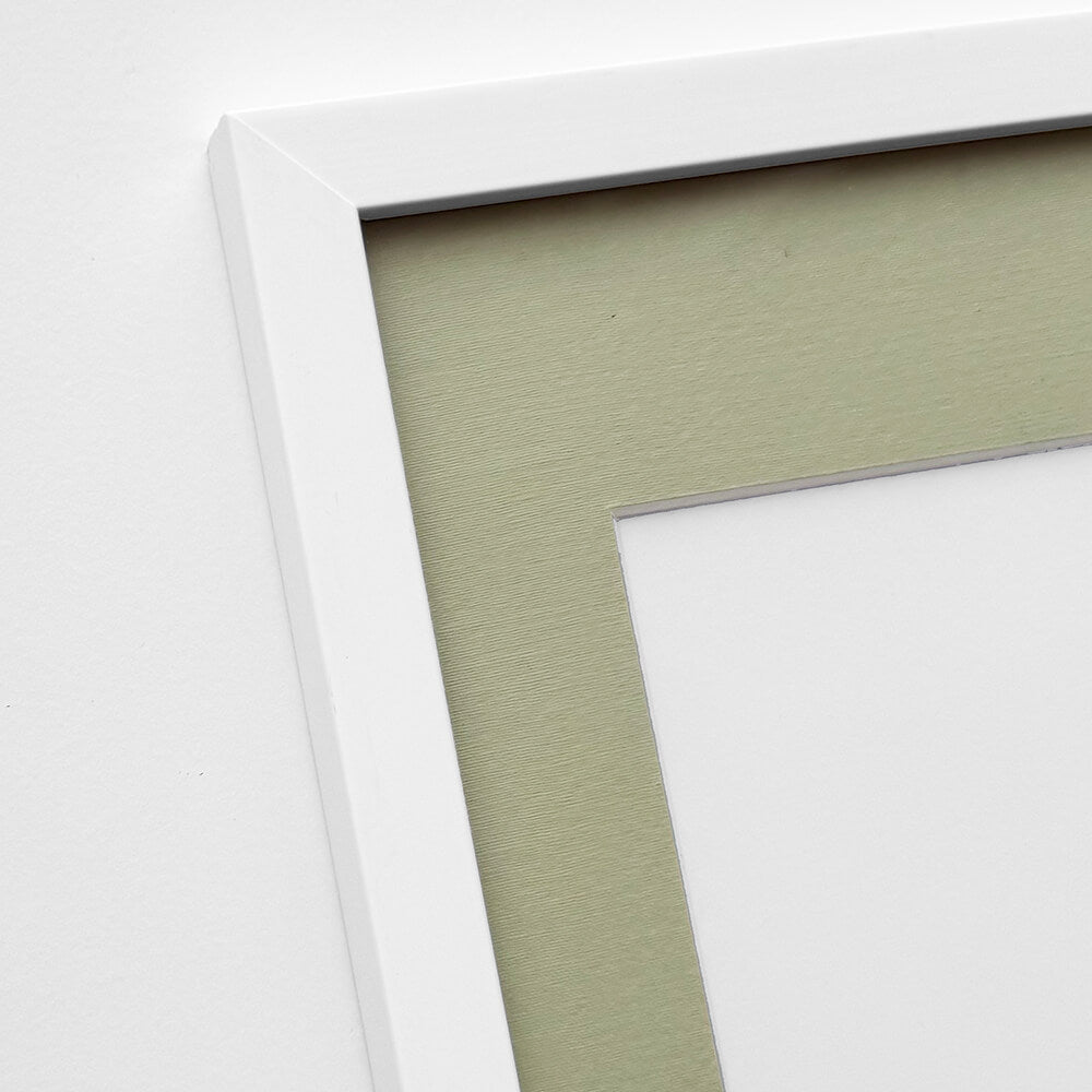 Hvid træramme – Bred (20 mm) – 60x80 cm