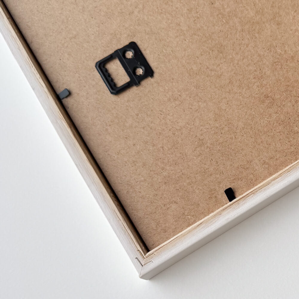 Hvid træramme – Smal (15 mm) – 50x60 cm-PlakatKunst