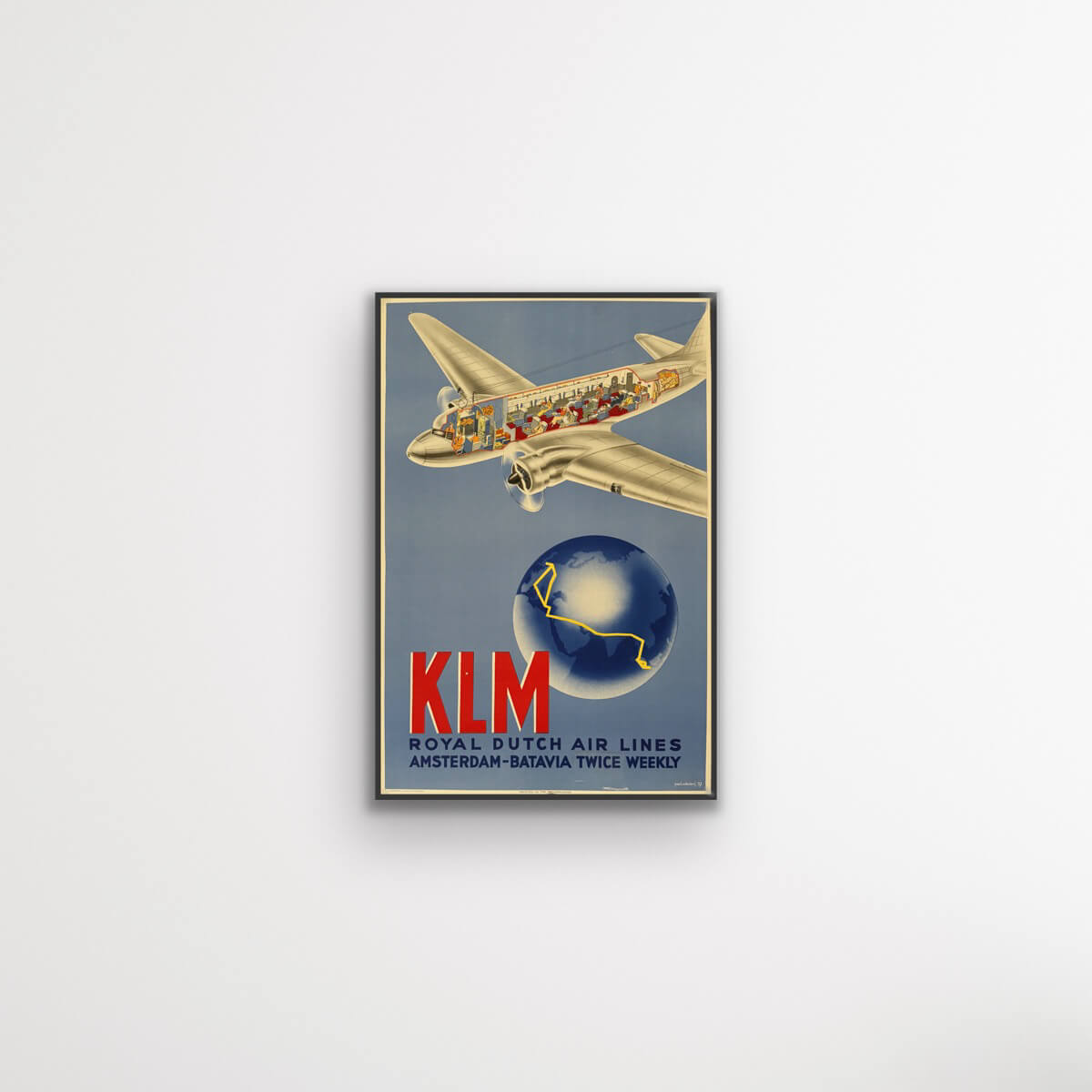 KLM - Amsterdam til Batavia