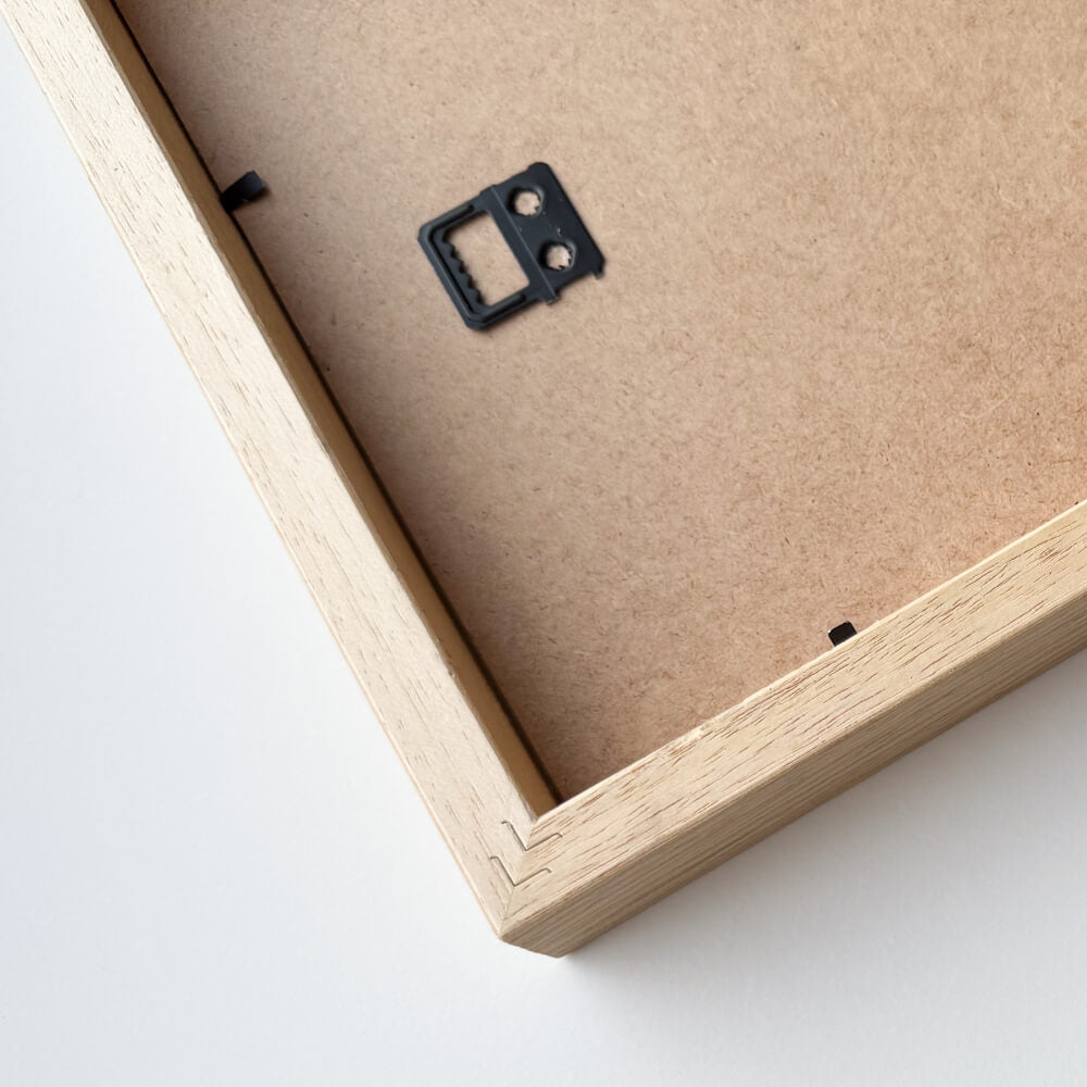 Lys eg træramme – Bred (20 mm) – 50x60 cm