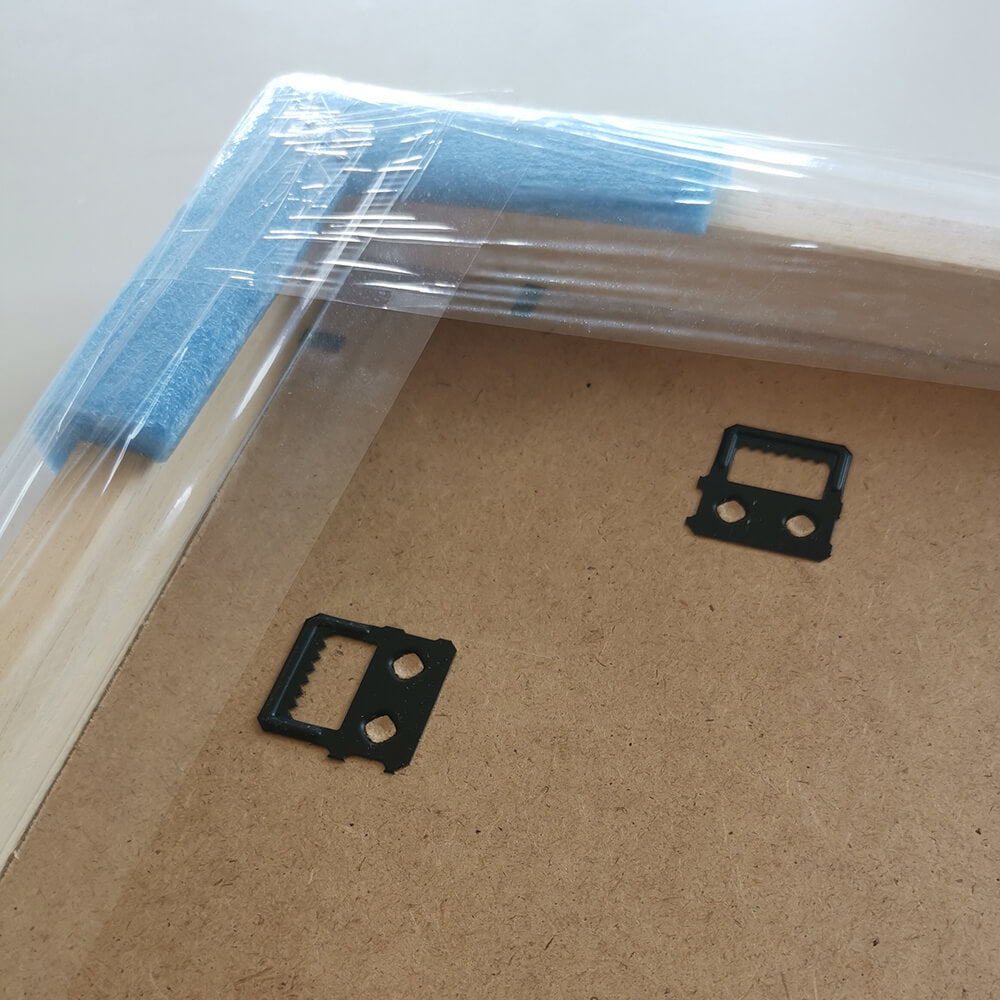 Lys eg træramme - Bred (20 mm) - 70x100 cm