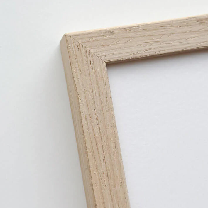 Lys eg træramme – Bred (20 mm) – 40x50 cm