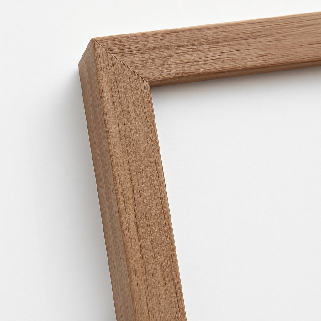 Mørk eg træramme - Bred (20x30 mm)