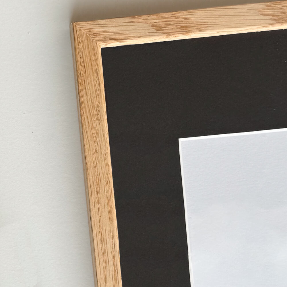 Massiv egetræsramme – Smal (12 mm) – 40x50 cm