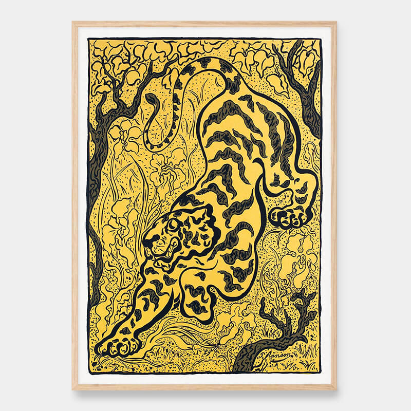 Tigre dans les jungles