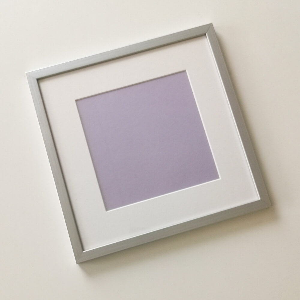 Sølv træramme - Smal (15 mm) - Specialmål