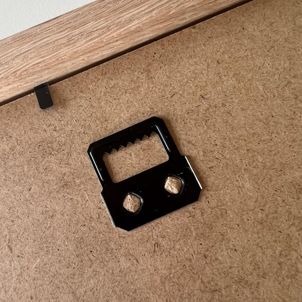 Gul blank træramme - Smal (13 mm) - 28x35 cm