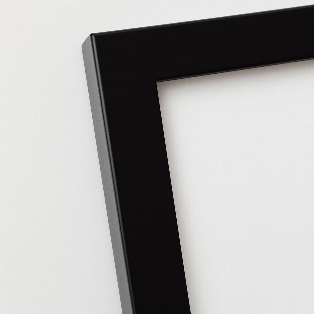 Sort træramme - Bred (20x20 mm)