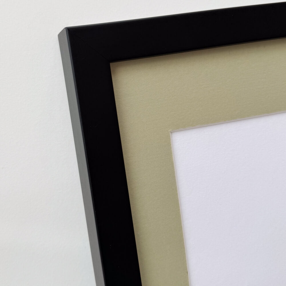Sort træramme – Bred (20 mm) – A1 (59,4x84,1 cm)