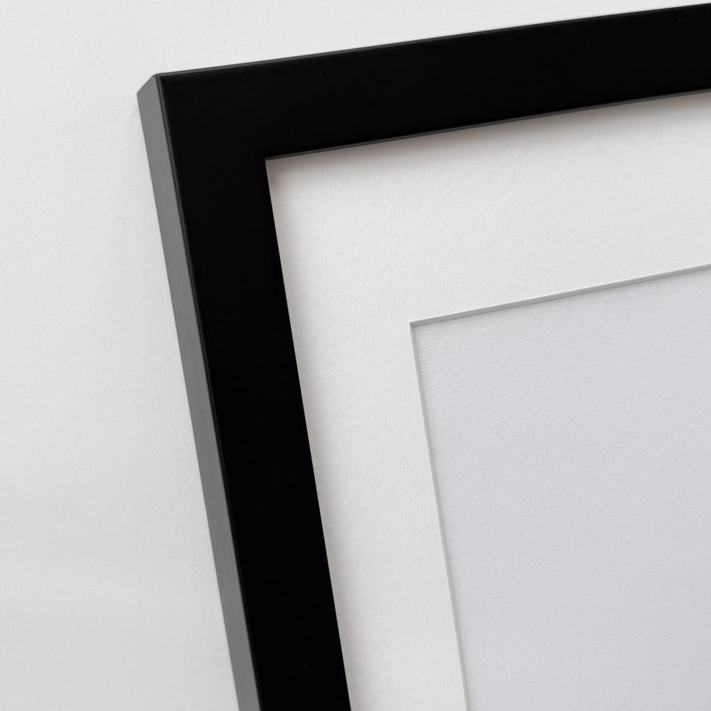 Sort træramme - Bred (20 mm) - A0 (84,1x118,9 cm)-PlakatKunst