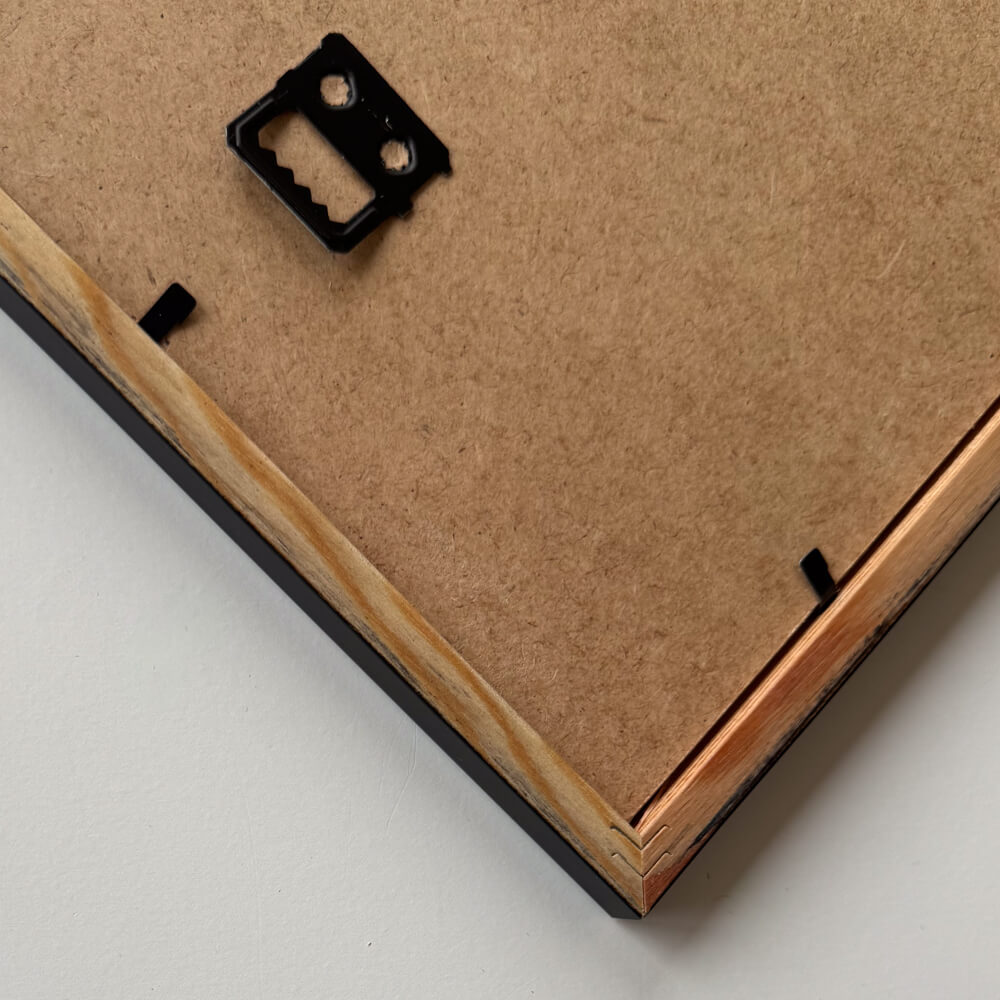 Sort træramme – Smal (15 mm) – 30x40 cm-PlakatKunst