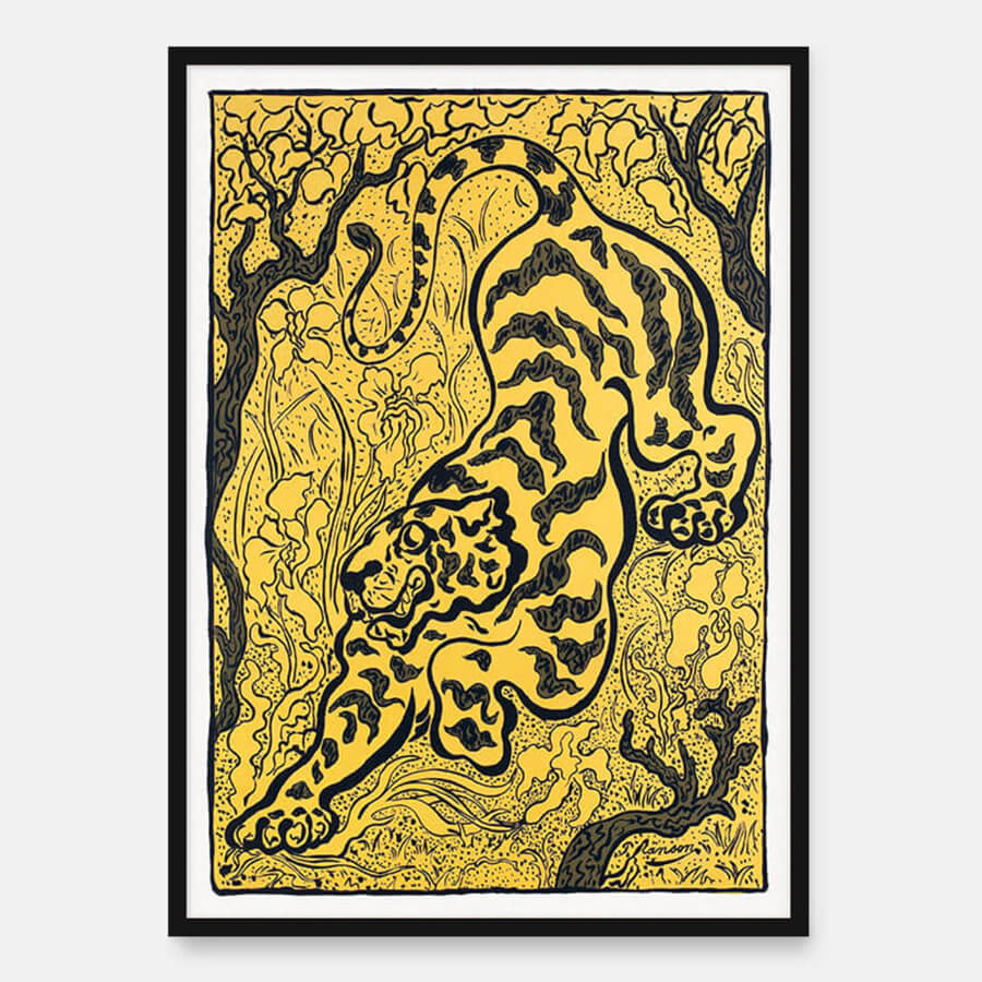 Tigre dans les jungles