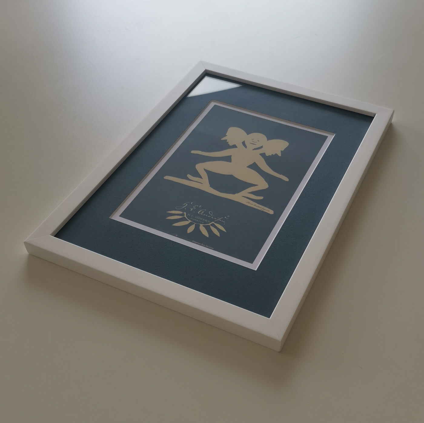 Hvid træramme – Smal (15 mm) – A4 (21x29.7 cm)-PlakatKunst