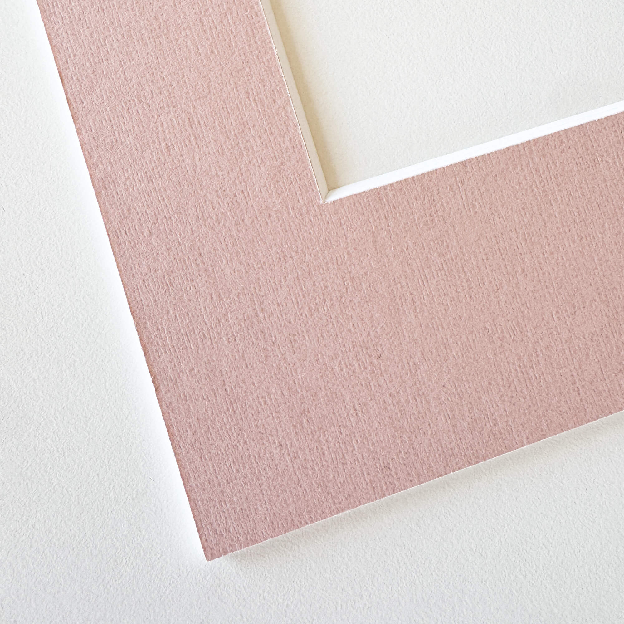 Varm rosa passepartout