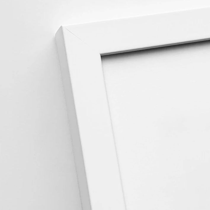 Hvid træramme - Smal (15 mm) - 30x40 cm