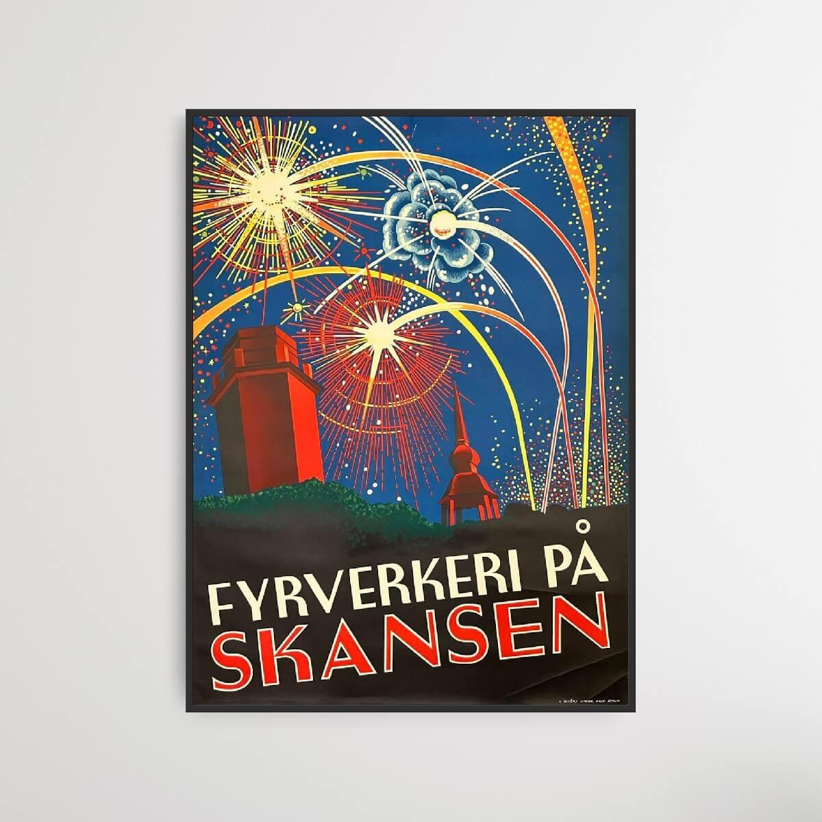 Fyrværkeri på Skansen