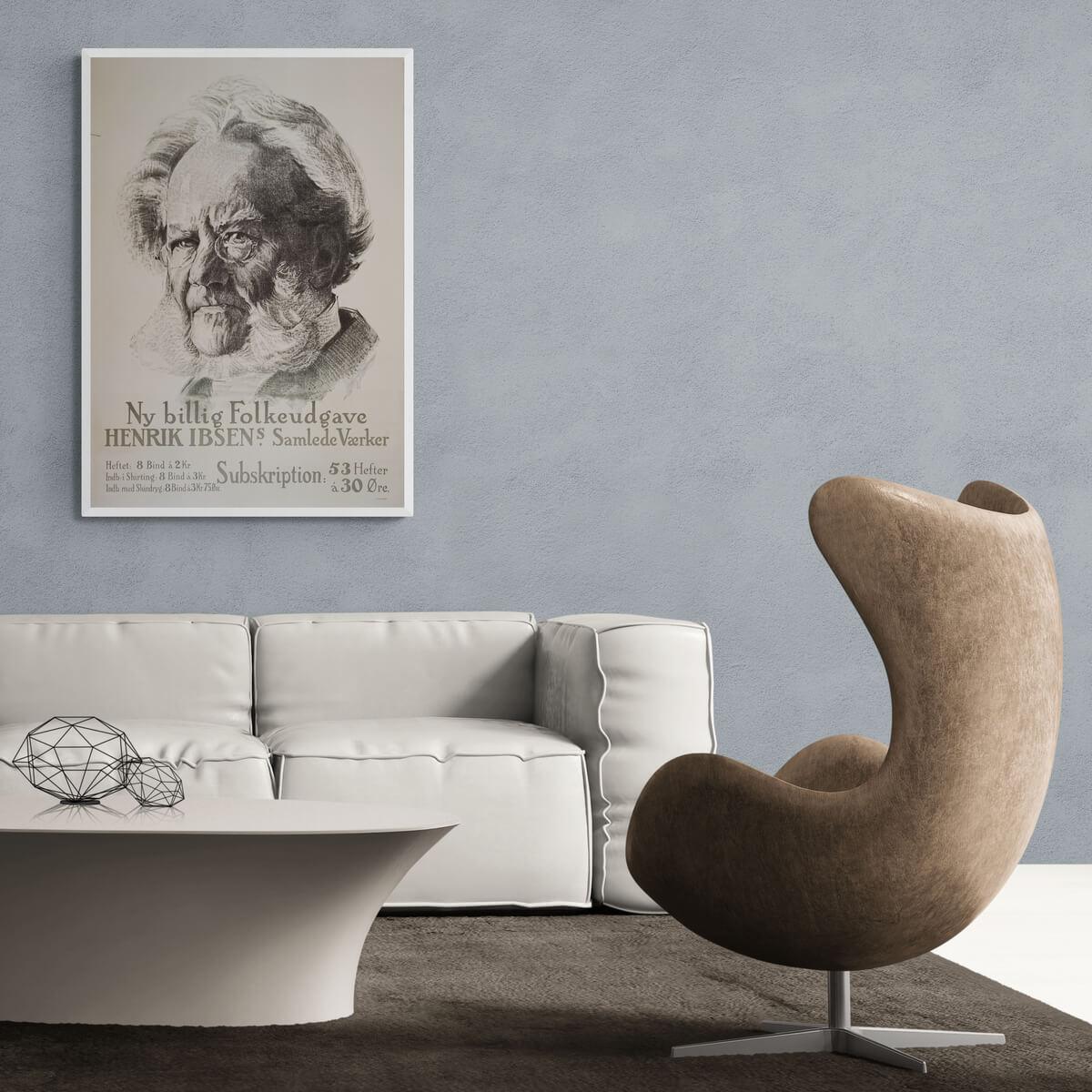 henrik-ibsen-samlede-vaerker-plakat-poster