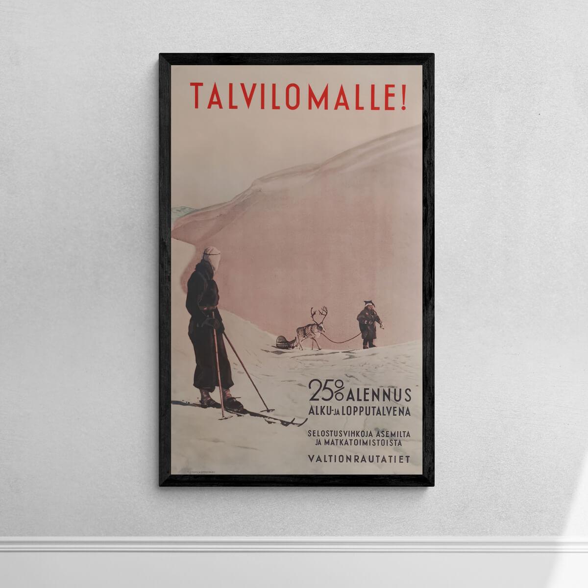 talvilomalle-poster
