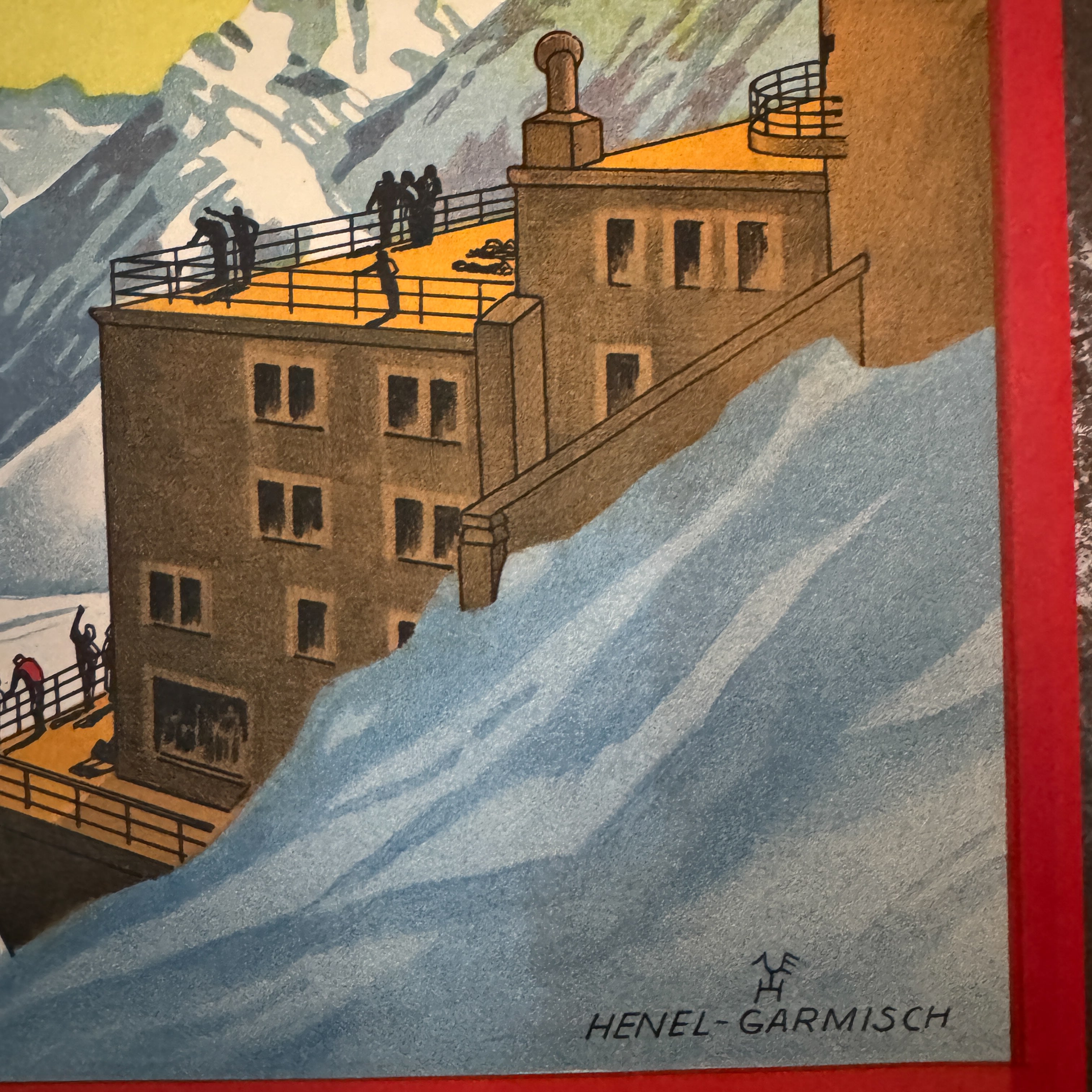 Winter Fahrplan 1937/1938 - Bayerische Zugspitzbahn