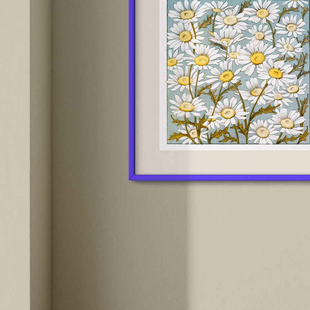 Lilla blank træramme - Smal (13 mm) - 40x50 cm