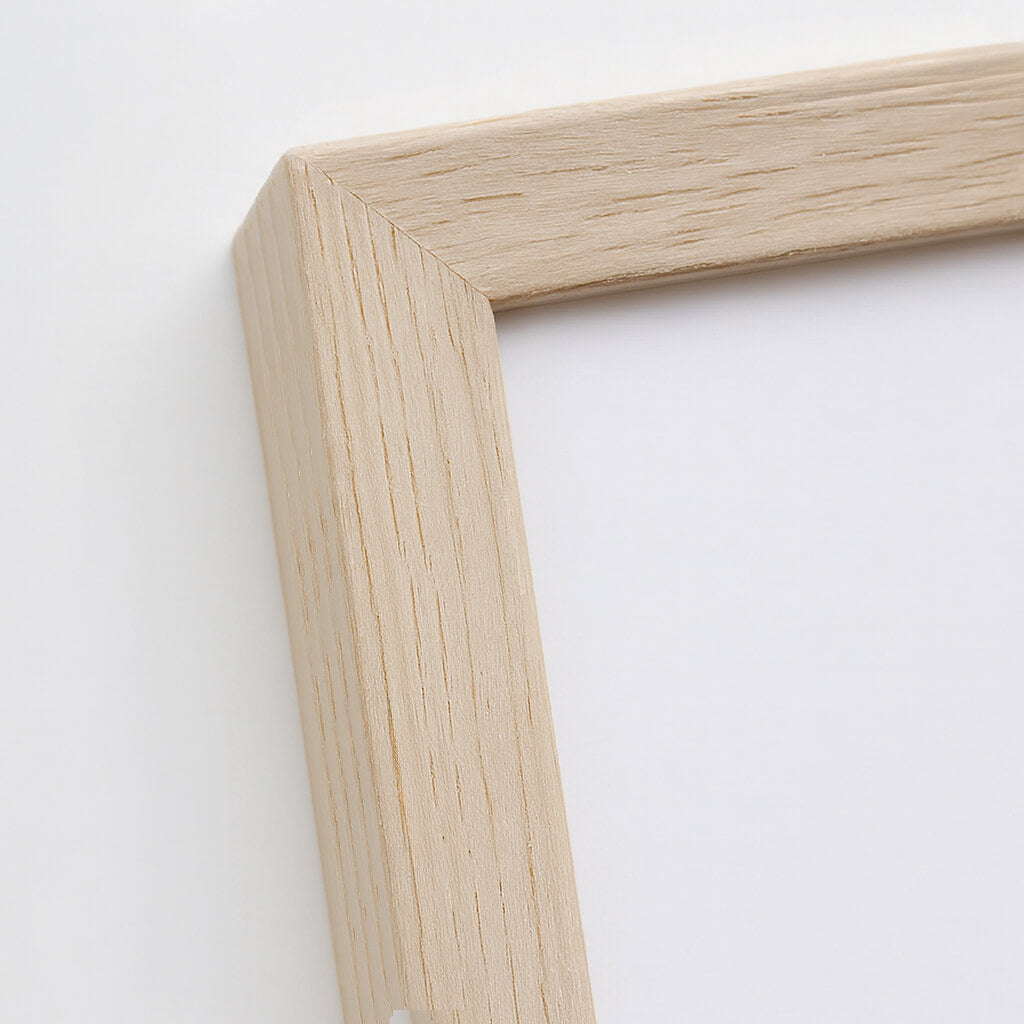 Lys eg træramme - Bred (20 mm) - A0 (84,1x118,9 cm)