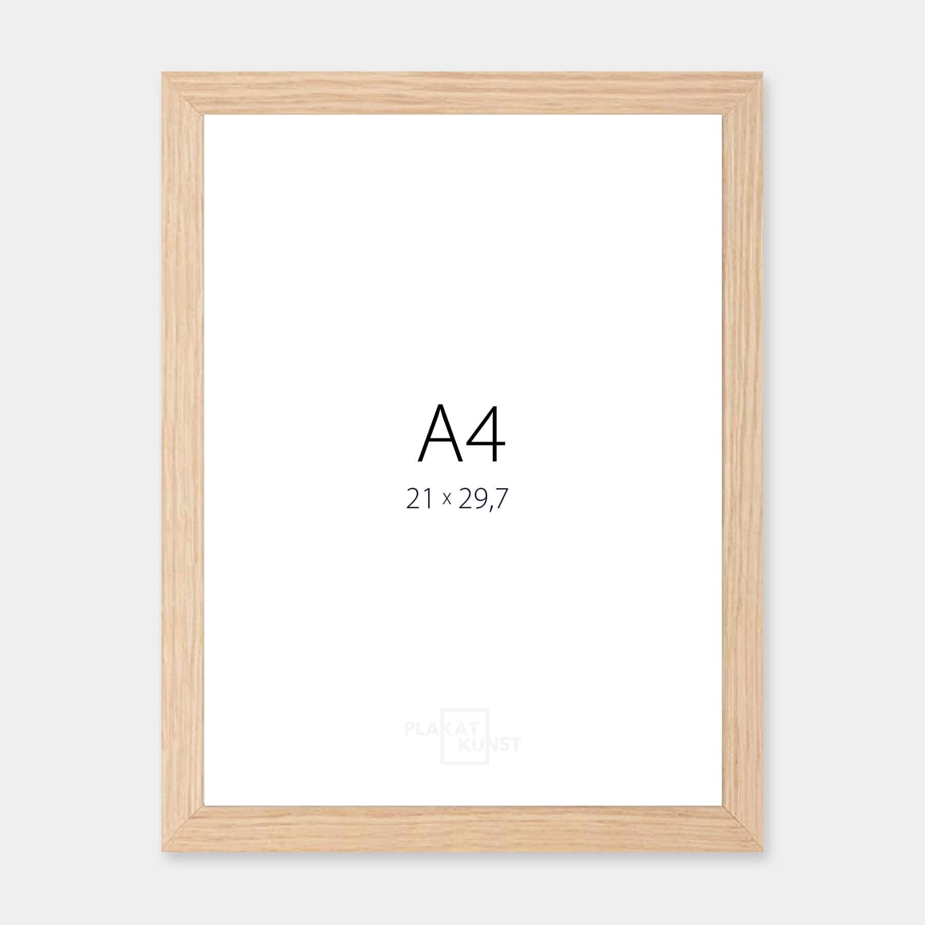 Massiv egetræsramme – Bred (20 mm) – A3 (30x42 cm)