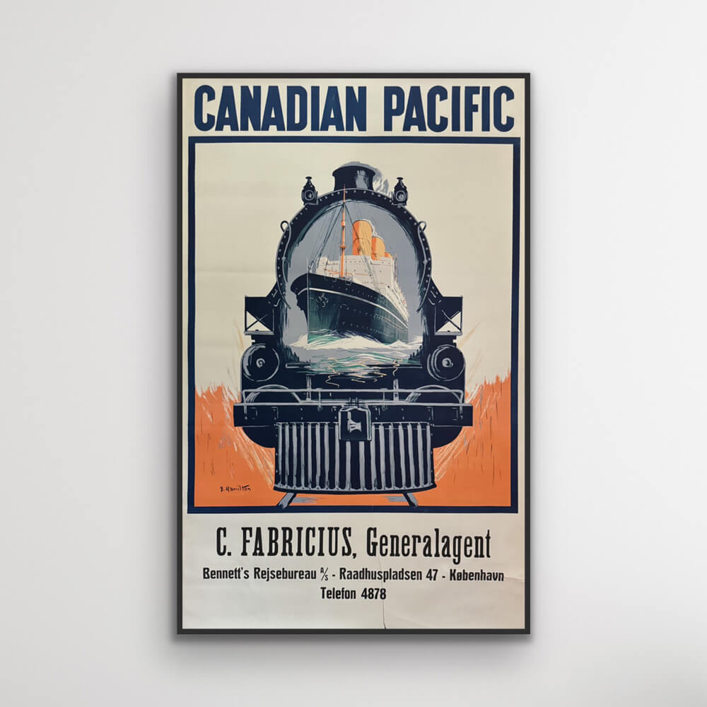 Canadian Pacific med tog og skib