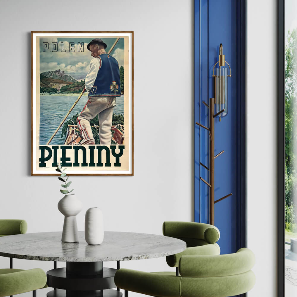Pieniny - polsk vintage plakat